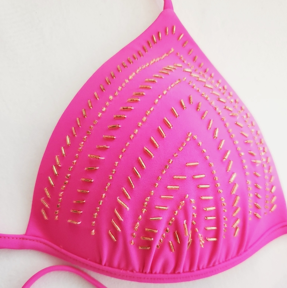New! 2fer MUDD String Bikini Tops  Size Large Supercute! - Picture 6 of 10